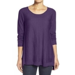 Eileen Fisher 100% Merino Wool Purple Sweater Tunic Size 2X